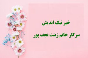 خیریه محترم سرکار خانم زینت نجفپور