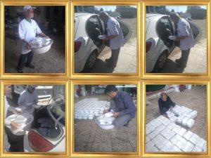 توزیع غذا