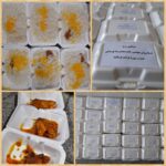 توزیع تعداد ۱۶۲ پرس غذای گرم به مناسبت وفات حضرت معصومه بیاد شادی روح شادروان مهندس حاج محمدرضا توسلی