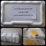 توزیع تعداد ۴۰۲ پرس غذای گرم در روستا های خانکوک و برون